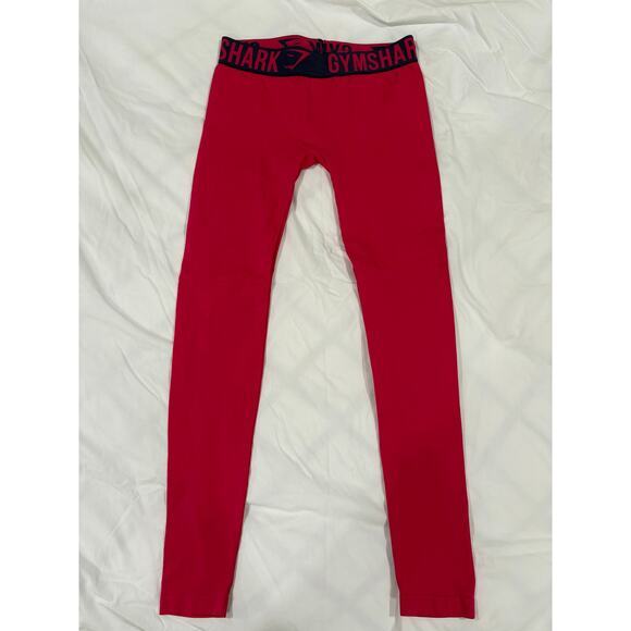 Gym Shark Athletic Seamless Pink Leggings Size Small - Picture 3 of 6